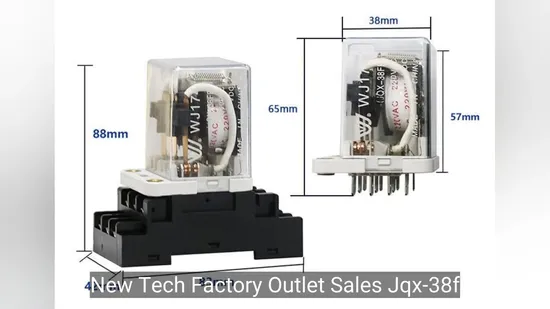 Jqx-13fz Hh52p Hh54p 12A 2no Dpdt 12A 4no 4PDT Phoenix Contact Rifline Quivalent Test Button LED Indicator Plug in Industrial General Purpose Relay with CE