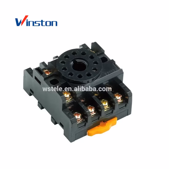 Auto Relay Socket with Line Square Socket Relay Base Supporting Wholesale Customization