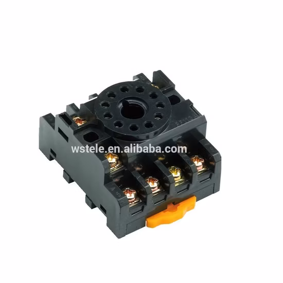 Auto Relay Socket with Line Square Socket Relay Base Supporting Wholesale Customization