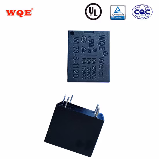 Wj107 7A 10A 220VAC 230VAC Spst Mini Power PCB Relais