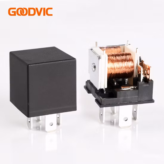 Heißer Verkauf Auto Teile Kupfer 80 AMP DC 12/24 V LED 5 Pin Kanal Auto Versiegelt Transparent relais Universal