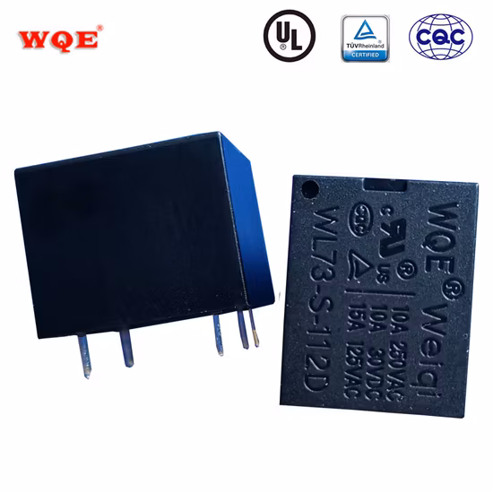Relais Miniatur-Leistungs-Elektroplatine 5-poliges elektromagnetisches Mini-Zuckerwürfel-Relais Wl73 T73